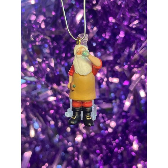 1997 Hallmark Keepsake Christmas Ornament Ice Cold Coca-Cola Miniature Santa - Picture 3 of 5